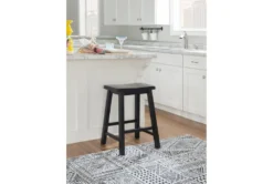 Boyd Black Wood Counter Stool -Home Furniture 299715 black wood counter height stool room 86