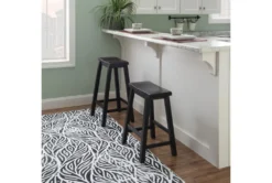 Boyd Black Wood Counter Stool -Home Furniture 299715 black wood counter height stool room 87