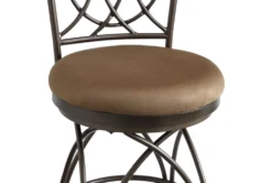 Bryan Big And Tall Metal Bronze Counter Stool -Home Furniture 299717 brown metal counter height stool detail 442