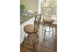 Bryan Big And Tall Metal Bronze Counter Stool -Home Furniture 299717 brown metal counter height stool room 86