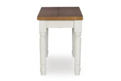 Davis Brown 40" Dining Bench -Home Furniture 299749 brown wood dining bench side 14