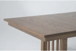 Riverson Oatmeal 72"-96" Extension Dining Table 8 Riverson Oatmeal 72"-96" Extension Dining Table -Home Furniture 299926 brown wood dining table detail 45