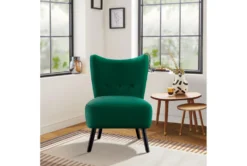 Calista Green Accent Chair -Home Furniture 299940 green velvet accent chair room 85