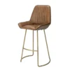 Crown Leather Counter Stool