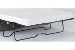 Bonaterra Charcoal 127" 2 Piece Sectional With Left Arm Facing Queen Sleeper Sofa & Storage Ottoman 9 Bonaterra Charcoal 127" 2 Piece Sectional With Left Arm Facing Queen Sleeper Sofa & Storage Ottoman -Home Furniture 300170 grey fabric living room set detail 46