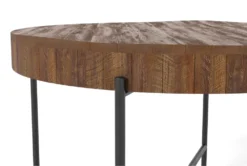 Dunkin Nesting Coffee Tables -Home Furniture 300466 brown wood coffee and end table set detail 44