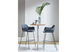 Cece Round Walnut 26" Bar Table 12 Cece Round Walnut 26" Bar Table -Home Furniture 300578 detail 47