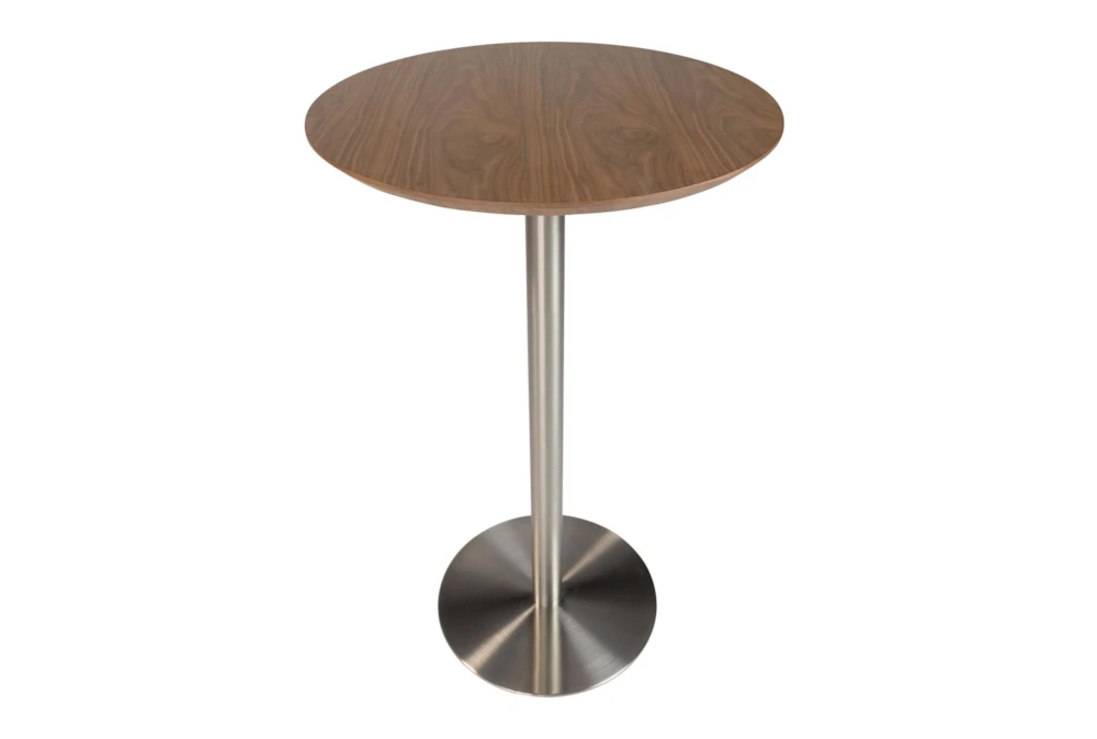 Cece Round Walnut 26" Bar Table 1 Cece Round Walnut 26" Bar Table