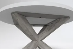 Dockland Round Coffee Table -Home Furniture 300625 grey concrete coffee table detail 46