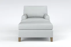 Emerson III 39" Chair/Ottoman Set -Home Furniture 300749 beige fabric chair and ottoman set detail 432