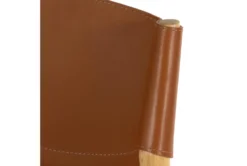 Saddle Leather Bar Stool -Home Furniture 301054 brown leather bar stool detail 48