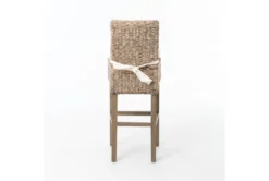 Grey Banana Leaf Counter Stool W/Cushion -Home Furniture 301061 grey cotton counter height stool back 82