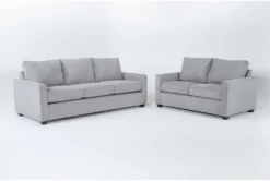 Mathers Oyster 2 Piece Queen Sleeper Sofa & Loveseat Set