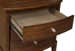 Kensley Cherry Nightstand -Home Furniture 301969 brown wood nightstand detail 46
