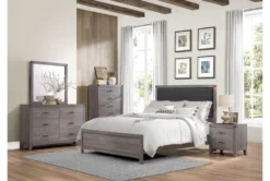 Tatum 6 Drawer Dresser/Mirror -Home Furniture 302137 grey melamine dresser and mirror set room 85