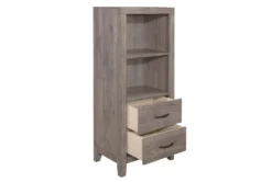 Tatum Pier Nightstand -Home Furniture 302140 grey melamine nightstand detail 44