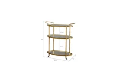Antique Gold Bar Cart -Home Furniture 302205 detail 44