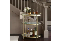 Antique Gold Bar Cart -Home Furniture 302205 room 85