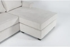 Alessandro Moonstone Queen Sleeper Sofa With Reversible Chaise -Home Furniture 303488 beige fabric reversible sofa chaise detail 44