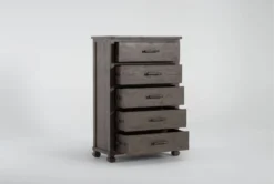 Caden Chest Of Drawers -Home Furniture 303916 natural wood chest detail 44