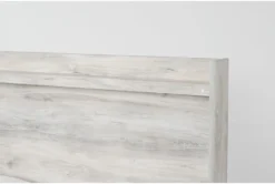 Baylie White Queen Panel Bed 9 Baylie White Queen Panel Bed -Home Furniture 303939 white mdf bed detail 44