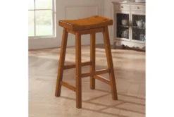 Marcel Natural Bar Stool Set Of 2 -Home Furniture 304357 natural wood bar stool room 86