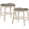 Fideo White Counter Height Stool Set Of 2