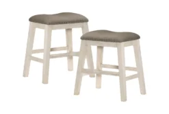 Fideo White Counter Height Stool Set Of 2