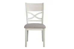 Josie White 48" Dining Set For 4 -Home Furniture 304397 white wood dining set front 03