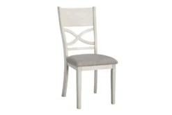 Josie White 48" Dining Set For 4 -Home Furniture 304397 white wood dining set side 15