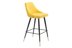 Modern Yellow Bar Stool