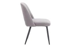 Modern Grey Dining Chair Set Of 2 -Home Furniture 304478 grey metal dining chair detail 47