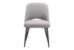 Modern Grey Dining Chair Set Of 2 -Home Furniture 304478 grey metal dining chair detail 48