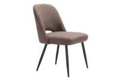 Modern Brown Dining Chair Set Of 2 -Home Furniture 304479 brown metal dining chair detail 48