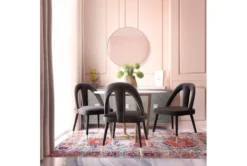 Terra Dark Grey Velvet Dining Chair -Home Furniture 304645 grey fabric dining chair room 85