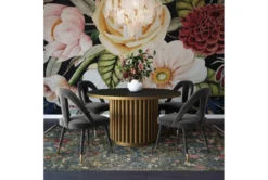 Terra Dark Grey Velvet Dining Chair -Home Furniture 304645 grey fabric dining chair room 86