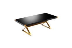 Adeline Black Lacquer 95" Dining Table -Home Furniture 304675 black wood dining table detail 46