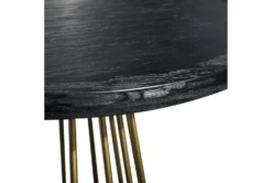 Hart Pine 35" Dining Table -Home Furniture 304696 black metal dining table detail 45