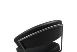 Cam Black On Black Adjustable Steel Barstool -Home Furniture 304768 black fabric bar stool detail 45