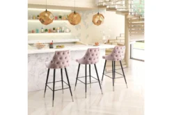 Piccol Pink Bar Stool -Home Furniture 304819 metal room 85