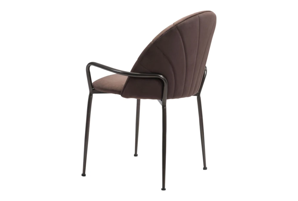 Kevin Dark Brown Dining Chair 3 Kevin Dark Brown Dining Chair - Image 3