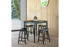 Marcel Black 36" Counter Set For 4 -Home Furniture 304897 black wood counter height set room 86