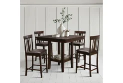 Sedley Espresso 40" Counter Set For 4 -Home Furniture 304898 brown wood dining set room 86