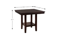 Sedley Espresso 40" Counter Height Table -Home Furniture 304899 wood detail 44