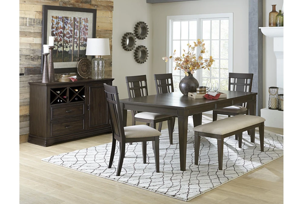 Maynard 48" Dark Brown Bench 2 Maynard 48" Dark Brown Bench - Image 2