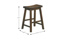 Marcel Brown 36" Counter Set For 4 -Home Furniture 304918 brown wood counter height set detail 45