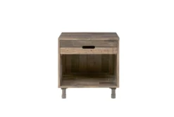 Reku Natural 1-Drawer Nightstand