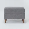 Santana Graphite Ottoman