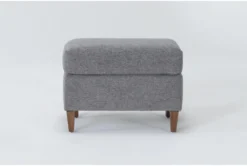 Santana Graphite Ottoman