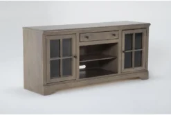 Preston II 70" Tv Stand -Home Furniture 305219 beige wood media console side 18